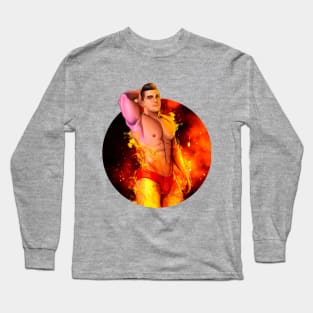 He's on fire Long Sleeve T-Shirt